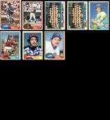68 Count Lot of Autographed 1981 Topps Baseball Cards SKU #266527