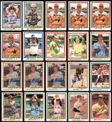 91 Count Lot of Autographed 1981 Donruss Baseball Cards SKU #266528