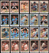 91 Count Lot of Autographed 1981 Donruss Baseball Cards SKU #266528