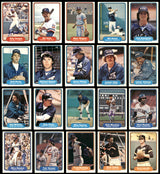 142 Count Lot of Autographed 1982 Fleer Baseball Cards (All Different) SKU #266536