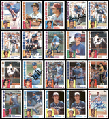 158 Count Lot of Autographed 1984 Topps, Donruss & Fleer Baseball Cards SKU #266537
