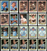 165 Count Lot of Autographed 1981 Donruss Baseball Cards SKU #266539