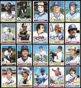185 Count Lot of Autographed 1979 Topps Baseball Cards (All Different) SKU #266545