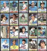 185 Count Lot of Autographed 1979 Topps Baseball Cards (All Different) SKU #266545