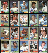 245 Count Lot of Autographed 1981 Topps Baseball Cards (All Different) SKU #266548