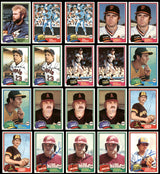 236 Count Lot of Autographed 1981 Topps Baseball Cards SKU #266549