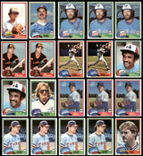 236 Count Lot of Autographed 1981 Topps Baseball Cards SKU #266549