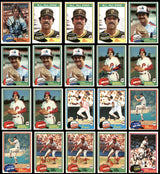 236 Count Lot of Autographed 1981 Topps Baseball Cards SKU #266549