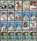 124 Count Lot of Autographed 1980 Topps Baseball Cards SKU #266550