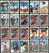 124 Count Lot of Autographed 1980 Topps Baseball Cards SKU #266550