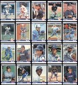 239 Count Lot of Autographed 1984 Fleer Baseball Cards (All Different) SKU #266555