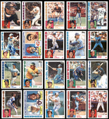 208 Count Lot of Autographed 1984 Topps Baseball Cards (All Different) SKU #266557
