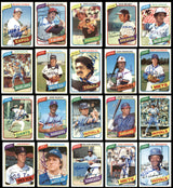177 Count Lot of Autographed 1980 Topps Baseball Cards (All Different) SKU #266558