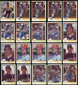 140 Count Lot of Autographed 1982 Donruss Baseball Cards SKU #266559