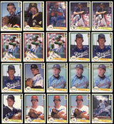 140 Count Lot of Autographed 1982 Donruss Baseball Cards SKU #266559