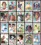 155 Count Lot of Autographed 1978 Topps Baseball Cards (All Different) SKU #266562