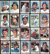 155 Count Lot of Autographed 1978 Topps Baseball Cards (All Different) SKU #266562