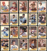 225 Count Lot of Autographed 1981 Fleer Baseball Cards (All Different) SKU #266564