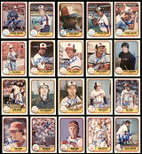 225 Count Lot of Autographed 1981 Fleer Baseball Cards (All Different) SKU #266564