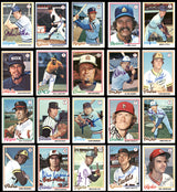 218 Count Lot of Autographed 1978 Topps Baseball Cards (All Different) SKU #266565