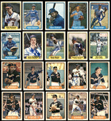 203 Count Lot of Autographed 1982 Fleer Baseball Cards (All Different) SKU #266569