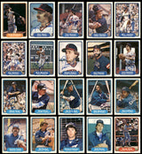 203 Count Lot of Autographed 1982 Fleer Baseball Cards (All Different) SKU #266569
