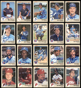 227 Count Lot of Autographed 1983 Fleer Baseball Cards SKU #266572