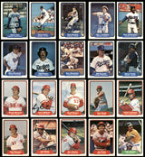 228 Count Lot of Autographed 1982 Fleer Baseball Cards (All Different) SKU #266574
