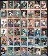 295 Count Lot of Autographed 1982 Fleer Baseball Cards (All Different) SKU #266576