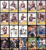 113 Count Lot of Autographed Assorted Baseball Cards SKU #266580
