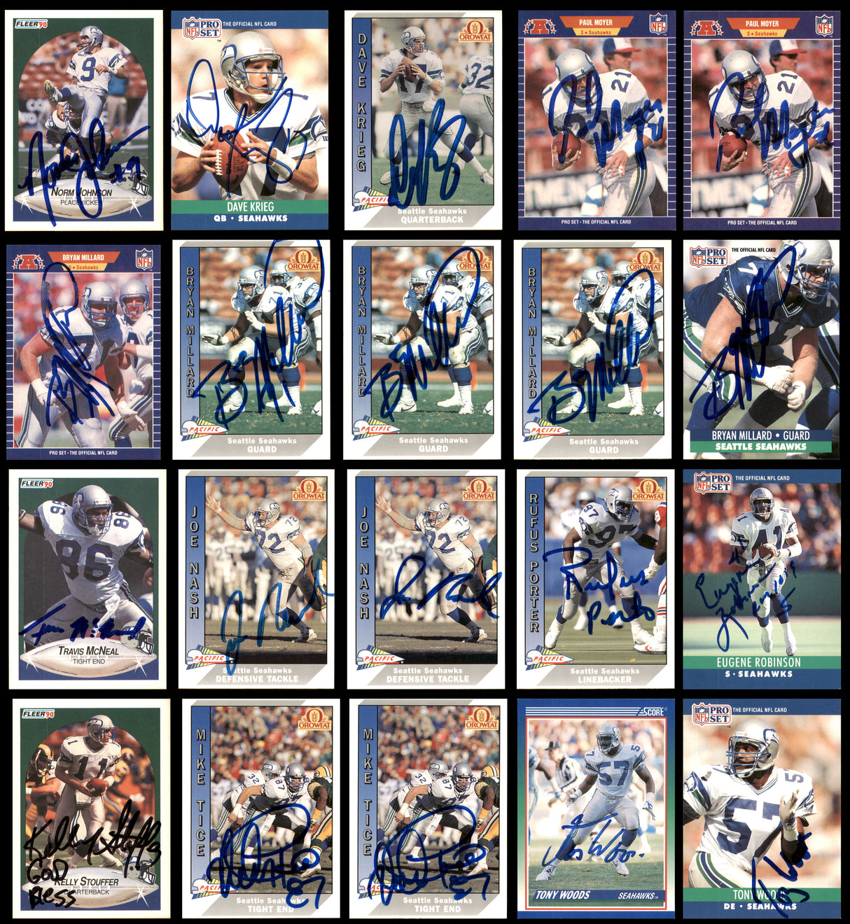125 Count Lot of Autographed Multi-Sport Cards SKU #266581