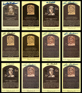 132 Count Lot of Autographed Hall of Fame HOF Plaque Postcards SKU #266582