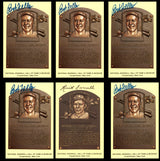 132 Count Lot of Autographed Hall of Fame HOF Plaque Postcards SKU #266582