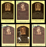 132 Count Lot of Autographed Hall of Fame HOF Plaque Postcards SKU #266582