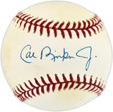 Cal Ripken Jr. Autographed Official AL Baseball Baltimore Orioles Vintage Signature Beckett BAS QR #BV12120