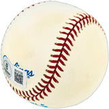 Cal Ripken Jr. Autographed Official AL Baseball Baltimore Orioles Vintage Signature Beckett BAS QR #BV12120