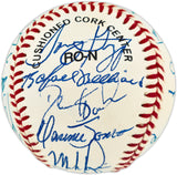 1992 Atlanta Braves Team Autographed Official NL Baseball With 28 Signatures Including Deion Sanders & John Smoltz SKU #266712