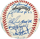 1992 Atlanta Braves Team Autographed Official NL Baseball With 28 Signatures Including Deion Sanders & John Smoltz SKU #266712