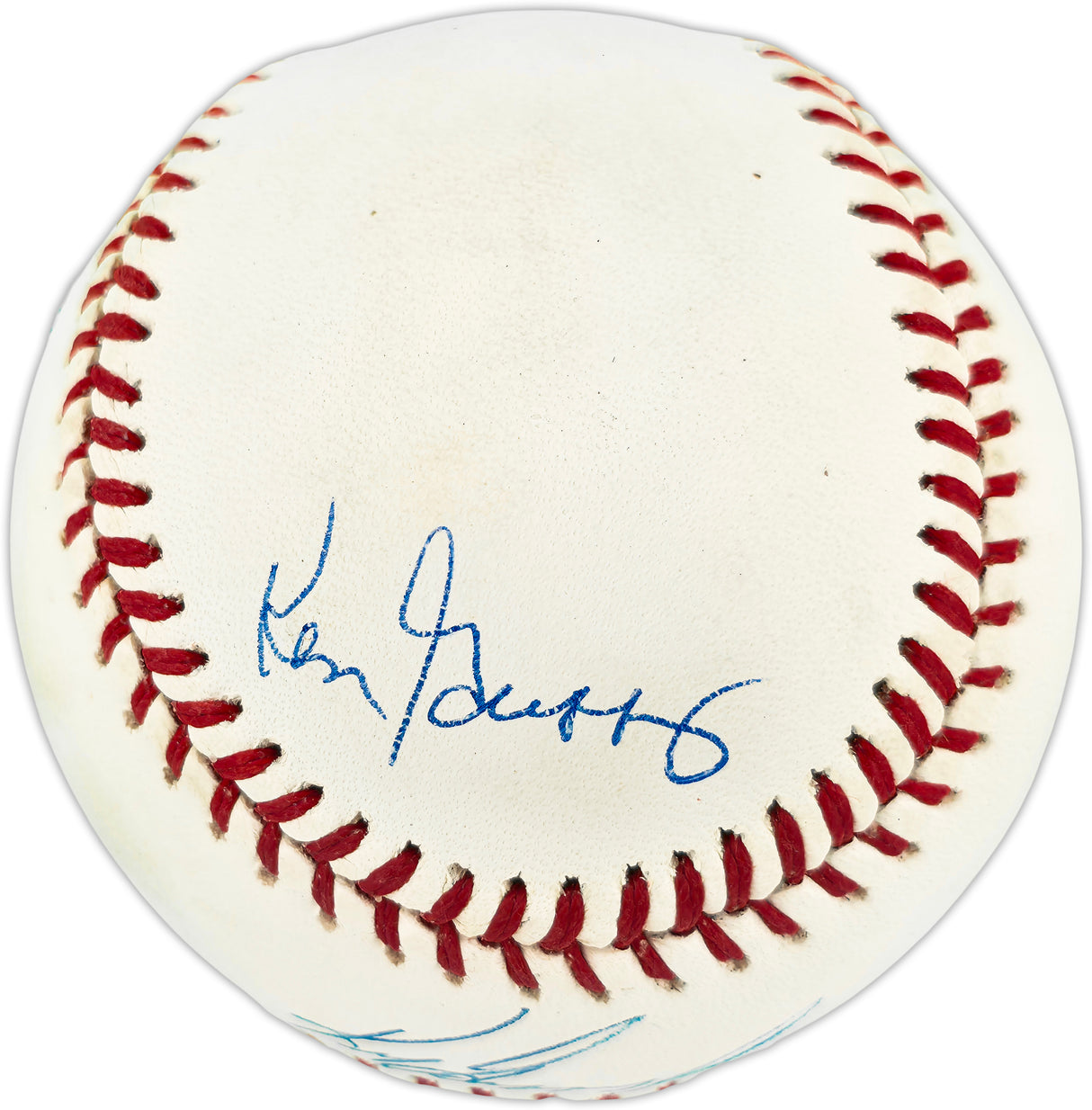 Ken Griffey Jr. & Sr. Autographed Official AL Baseball Seattle Mariners Beckett BAS #BE16824