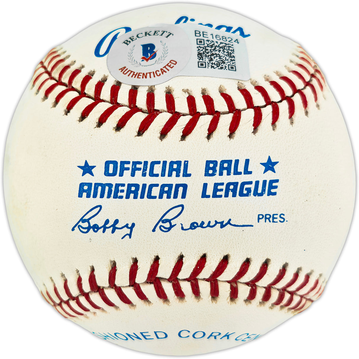 Ken Griffey Jr. & Sr. Autographed Official AL Baseball Seattle Mariners Beckett BAS #BE16824