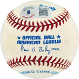 Ken Griffey Jr. & Sr. Autographed Official AL Baseball Seattle Mariners "24" Beckett BAS #BE16825