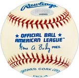 Jamie Moyer Autographed Official AL Baseball Seattle Mariners MCS Holo #102002