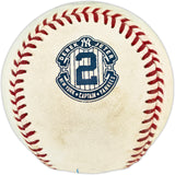 Derek Jeter Autographed Official Game Used Jeter Retirement Logo Baseball New York Yankees Beckett BAS #AC94075