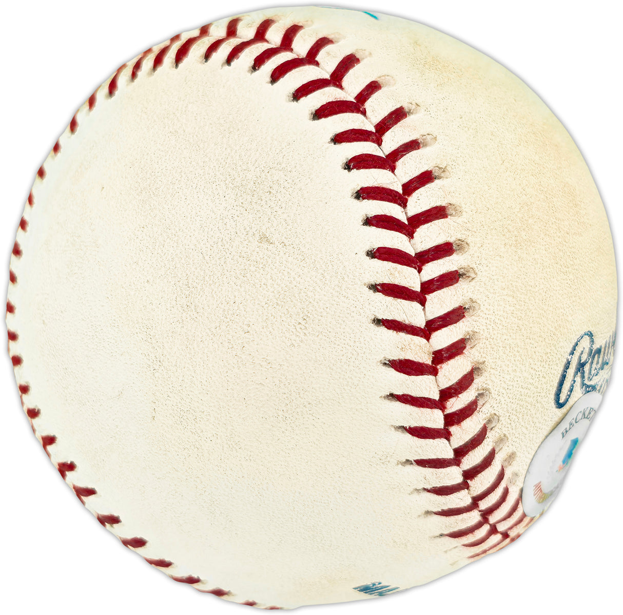 Derek Jeter Autographed Official Game Used Jeter Retirement Logo Baseball New York Yankees Beckett BAS #AC94075