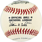 Willie Mays Autographed Official NL Baseball San Francisco Giants Beckett BAS #AG020291