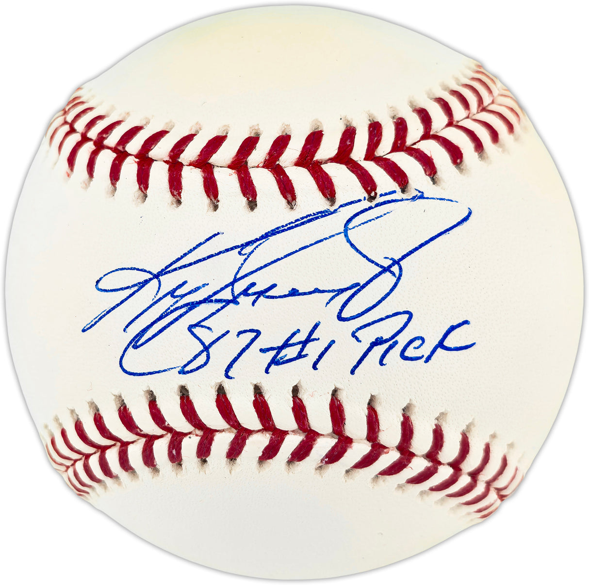 Ken Griffey Jr. Autographed Official MLB Baseball Seattle Mariners "87 #1 Pick" Beckett BAS Witness #4W748762