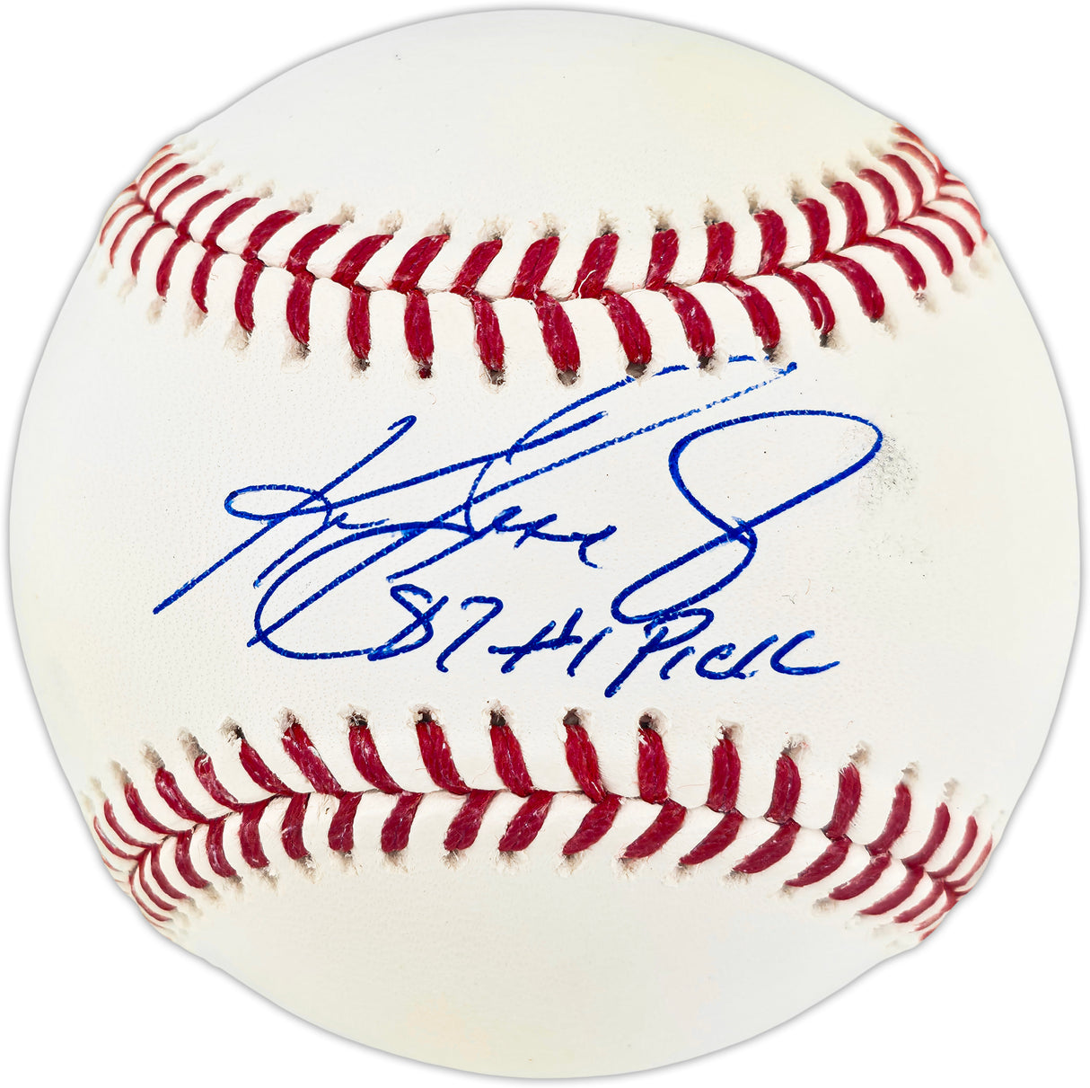 Ken Griffey Jr. Autographed Official MLB Baseball Seattle Mariners "87 #1 Pick" Beckett BAS Witness #4W748759