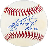 Ken Griffey Jr. Autographed Official MLB Baseball Seattle Mariners "HR 630" Beckett BAS Witness #4W748669