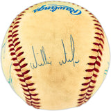 Kansas City Royals Team Autographed Official AL Baseball With 6 Signatures Including George Brett SKU #266834
