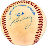 Kansas City Royals Team Autographed Official AL Baseball With 6 Signatures Including George Brett SKU #266834